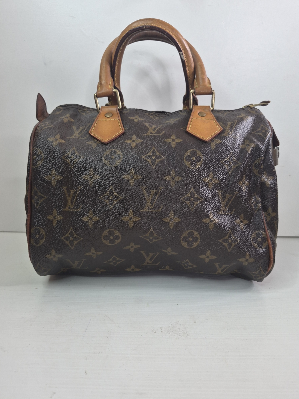 Louis Vuitton Monogram Speedy  Handbag - Brown/Tan